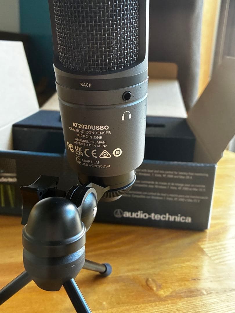 AT2020USB+ USBコンデンサーマイク