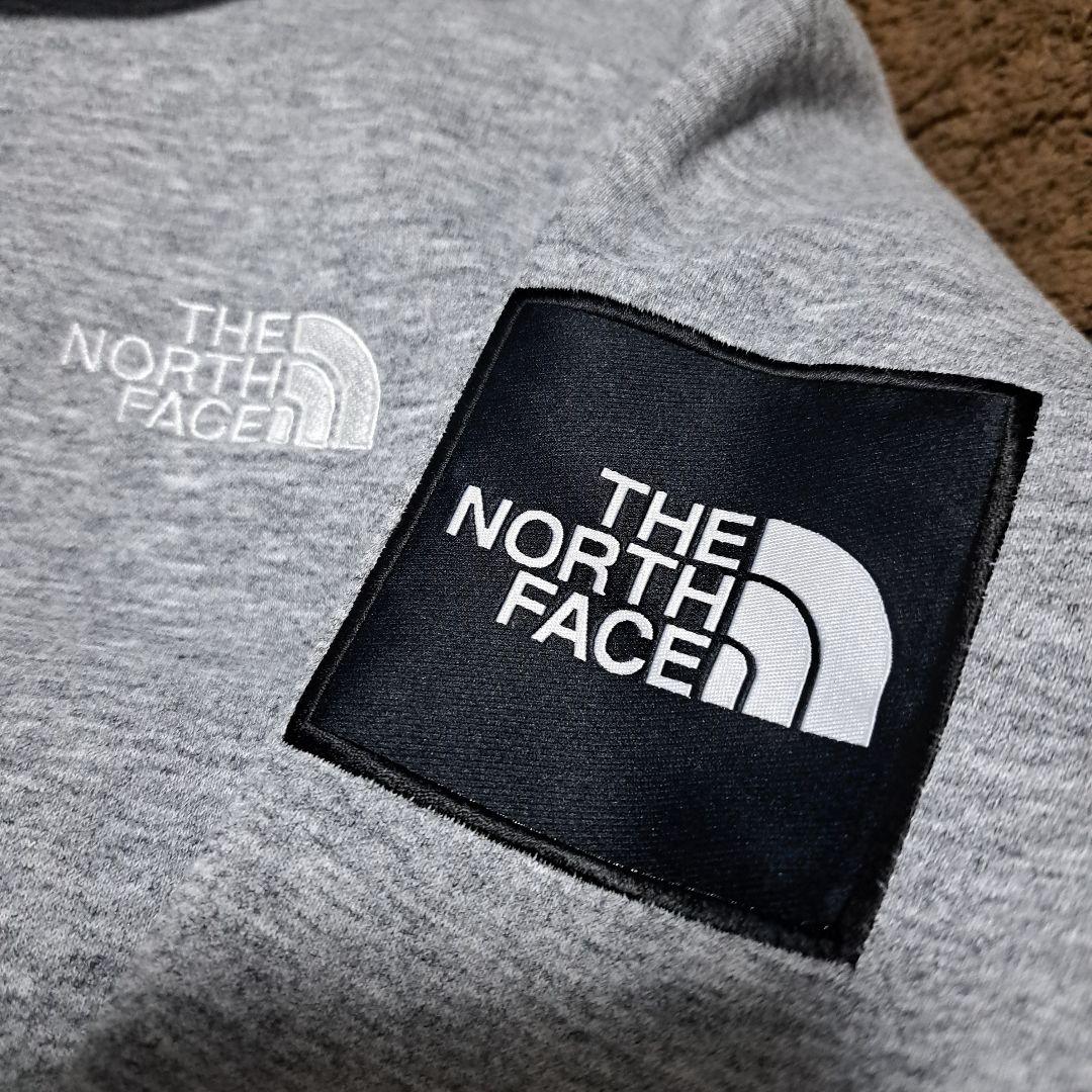 空*ん様 ノースフェイス　パーカー　グレー　 Ｌ　刺繍　THE NORTH FA