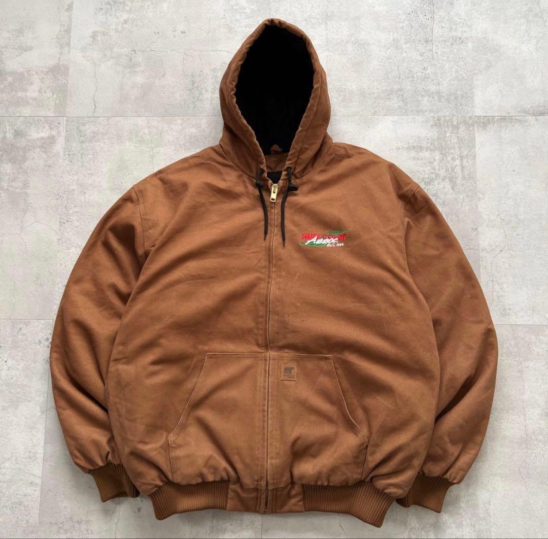 WHITE BEAR アクティブジャケット ダックパーカー 企業刺繍 - メルカリ