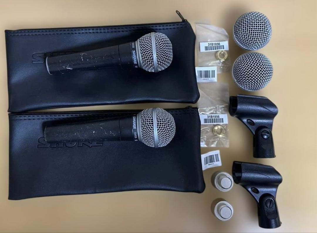 SHURE　SM58 2本セット　メキシコ製　音出しOK 中古
