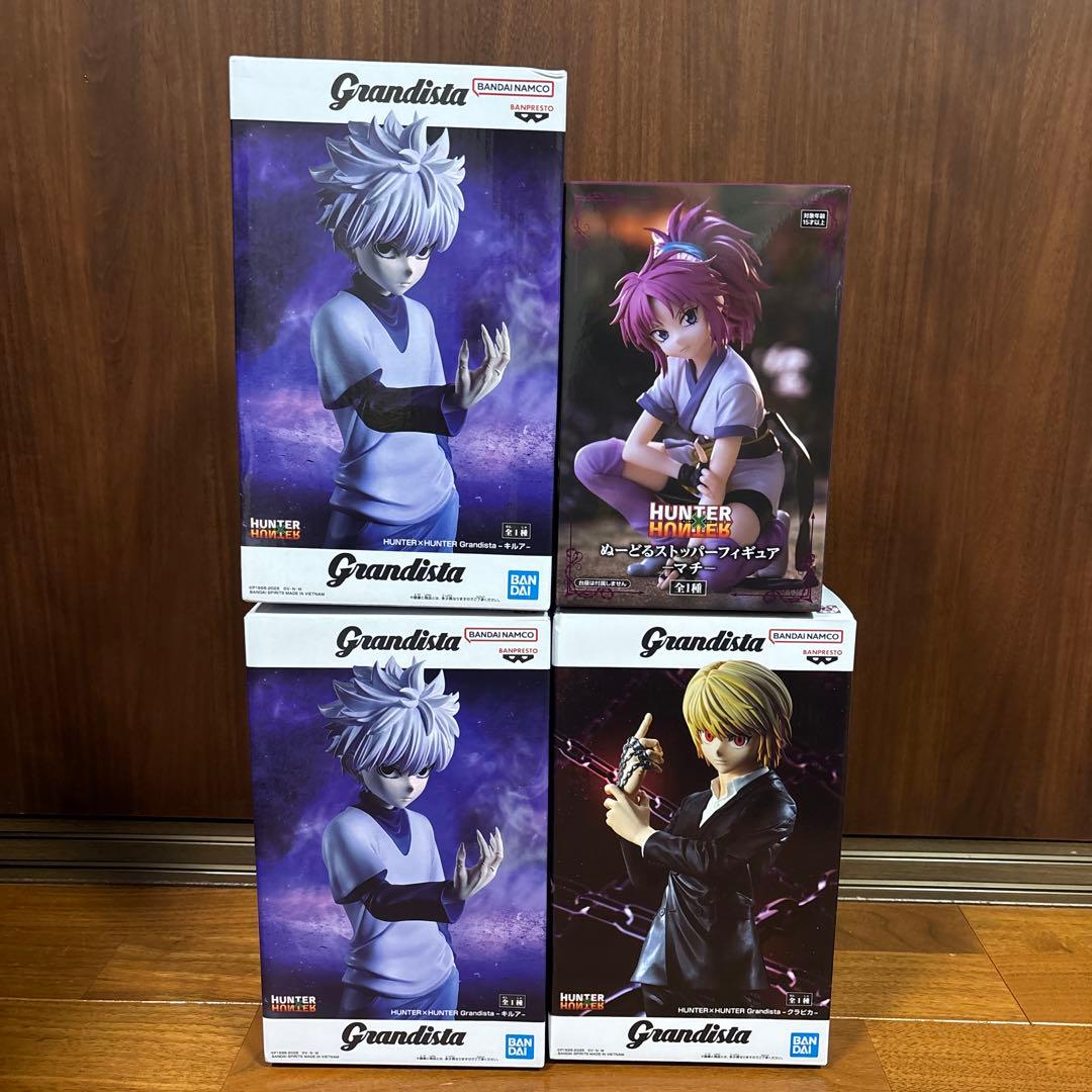 HUNTER×HUNTERフィギュア4体まとめ売り キルア クラピカ マチ - メルカリ