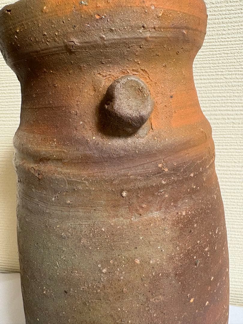 山本陶秀 備前焼 花入