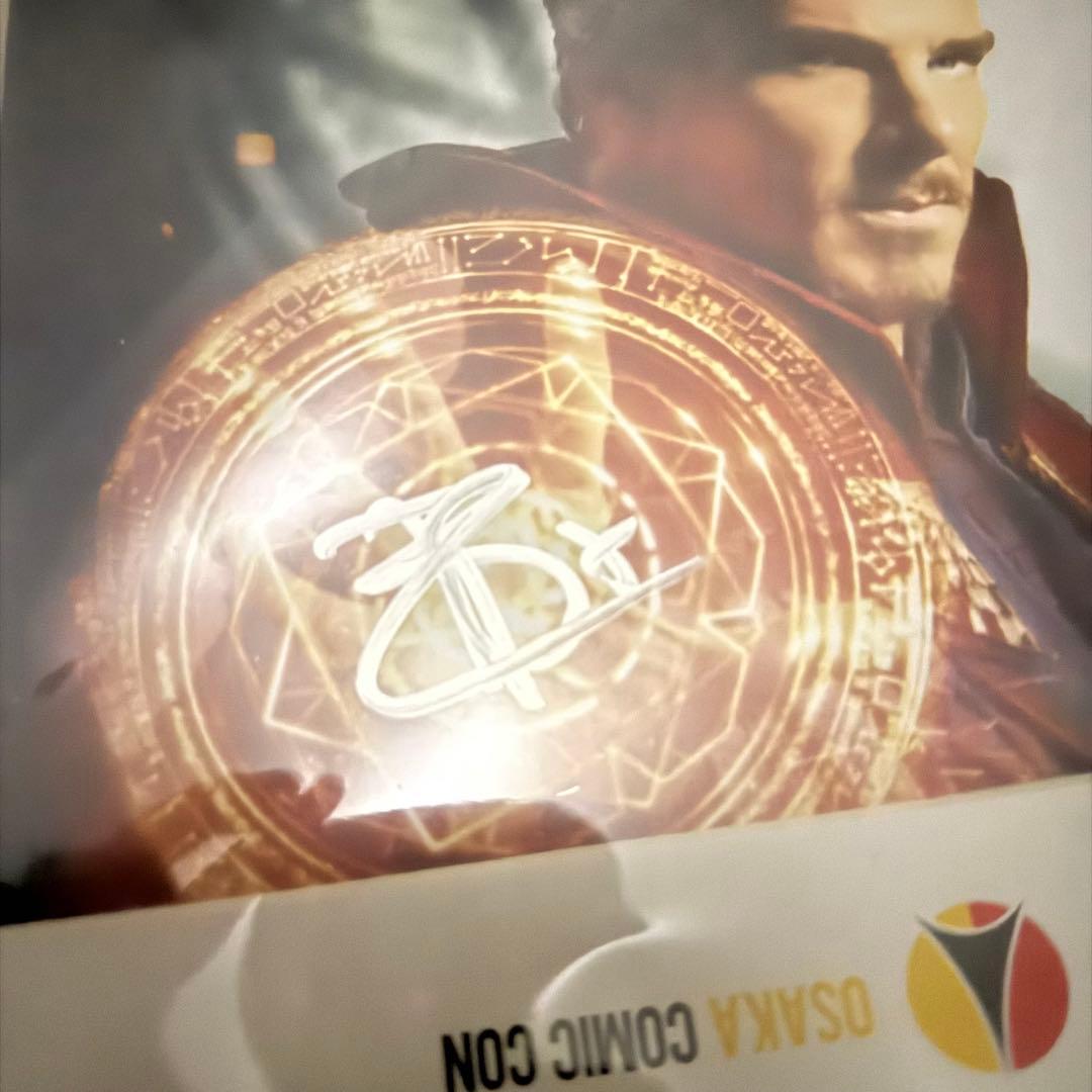 ベネディクトカンバーバッチ 直筆サイン 写真 フレーム入り 東京コミコン 新品