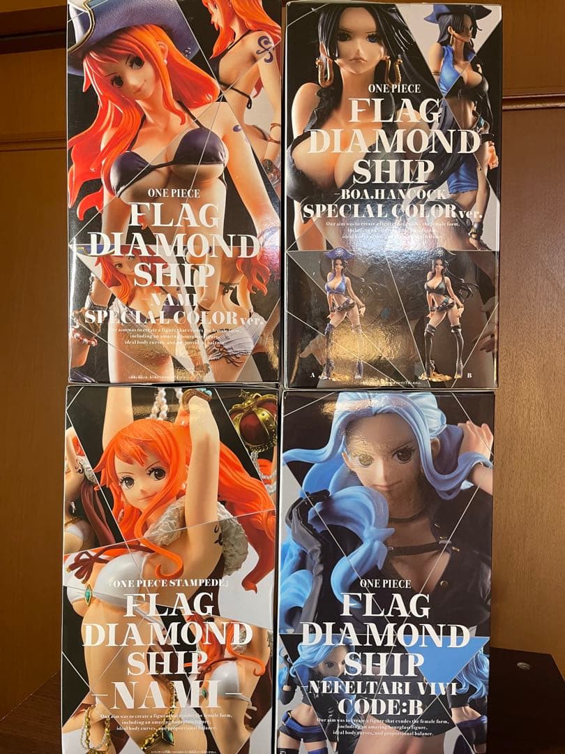 ワンピース FLAG DIAMOND SHIP 4種セット - メルカリ