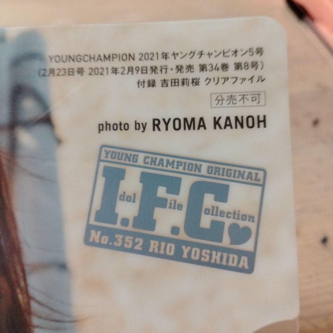 吉田莉桜さんの雑誌付録クリアファイル（ヤングチャンピオン) - メルカリ