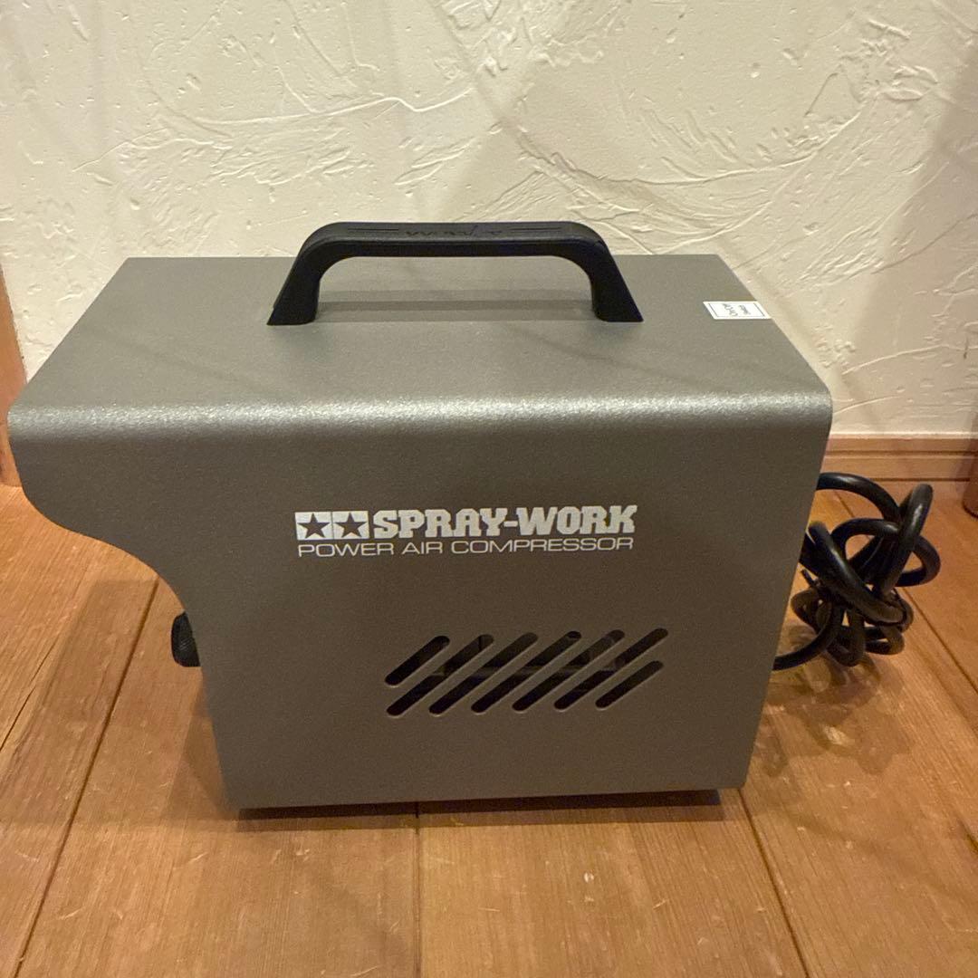 TAMIYA スプレーワークパワーコンプレッサー&HGエアブラシ