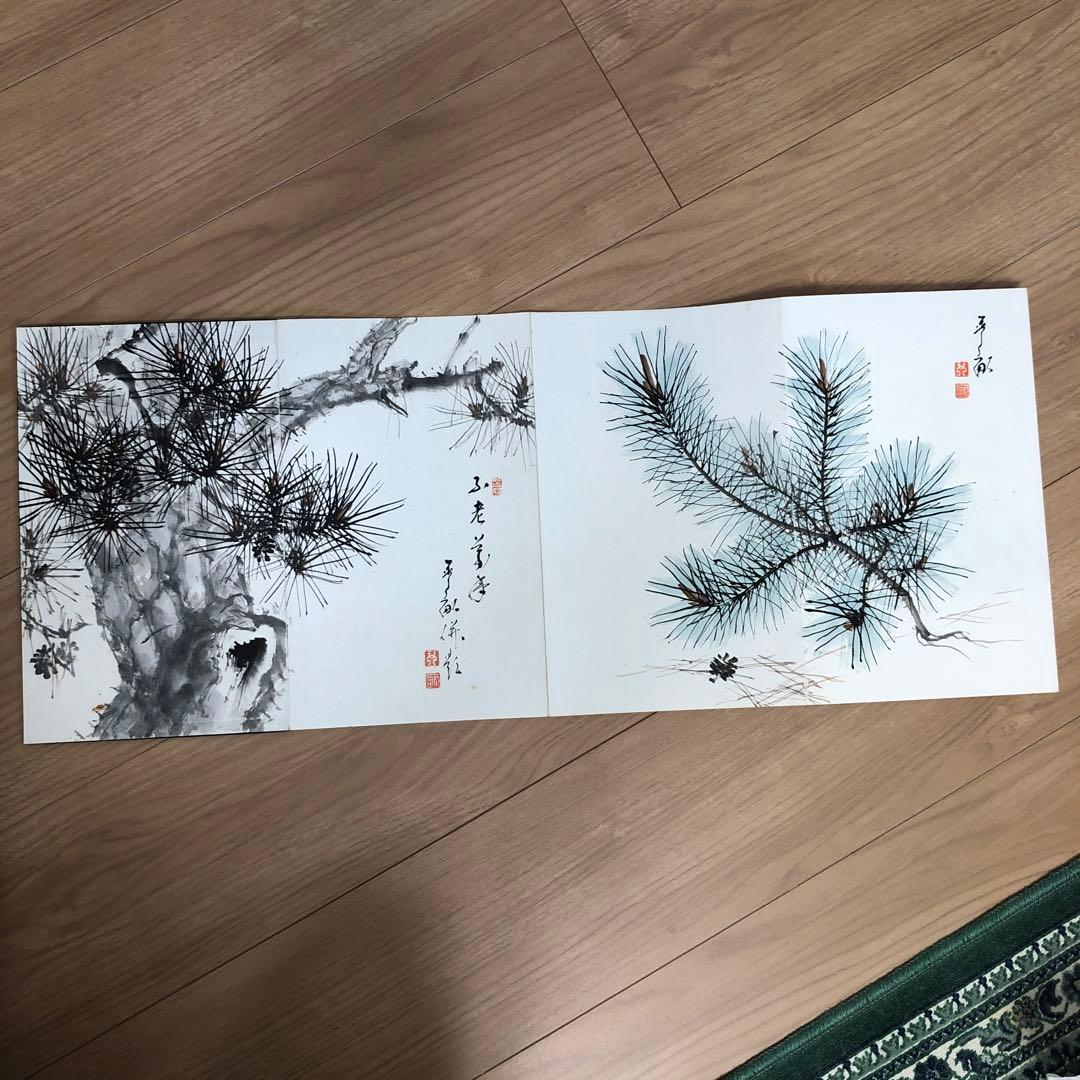 掛け軸　絵帳(2)骨董品　美術品