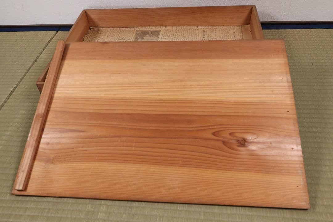 漆芸 木製漆器 唐草蒔絵 黒塗 長方盆 大小一組 2枚 脇取 広盆【MA719】