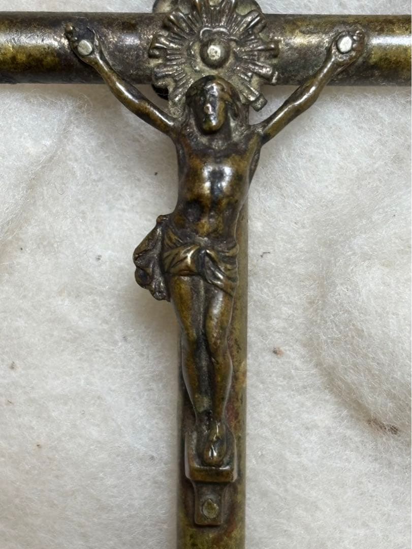 ☆本物☆南ヨーロッパ➕INRl➕ロザリオ/時代物/十字架/ネックレス/キリスト