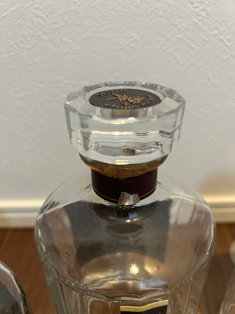 サントリー 響21年 空瓶 未洗浄 6本セット 響21年 空瓶