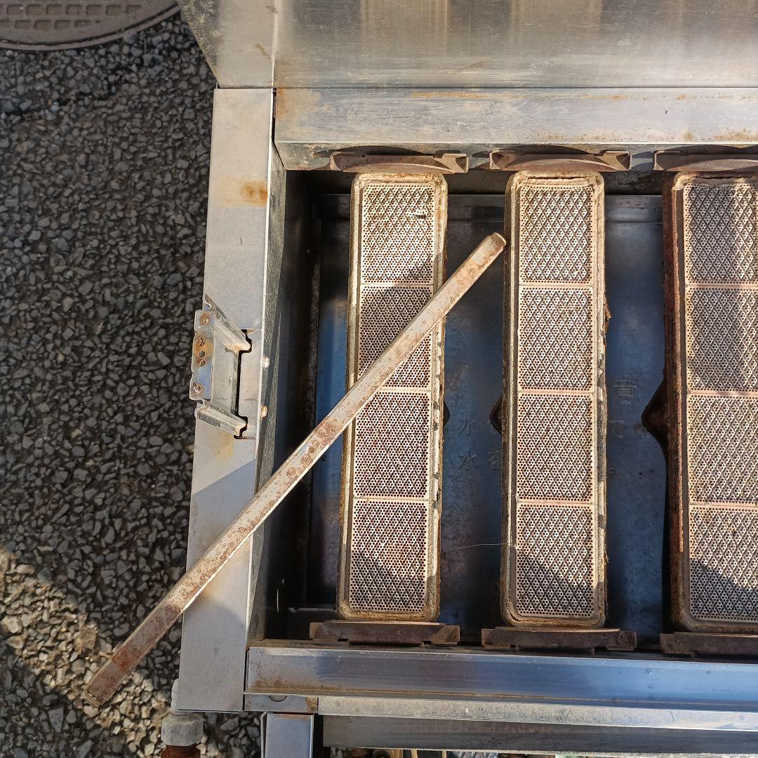 5046）リンナイ 荒磯 ガス赤外線グリラー RGA-404A 都市ガス用 難有