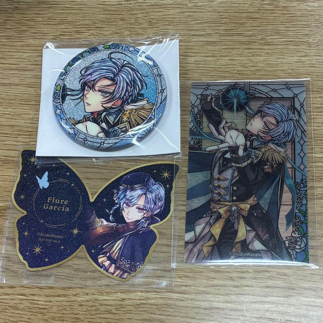 あくねこ 悪魔執事と黒い猫 フルーレ 缶バッジ 購入特典 クリアカード