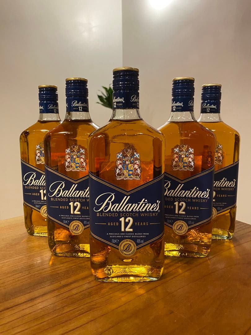 バランタイン12年【終売予定商品】700ml5本