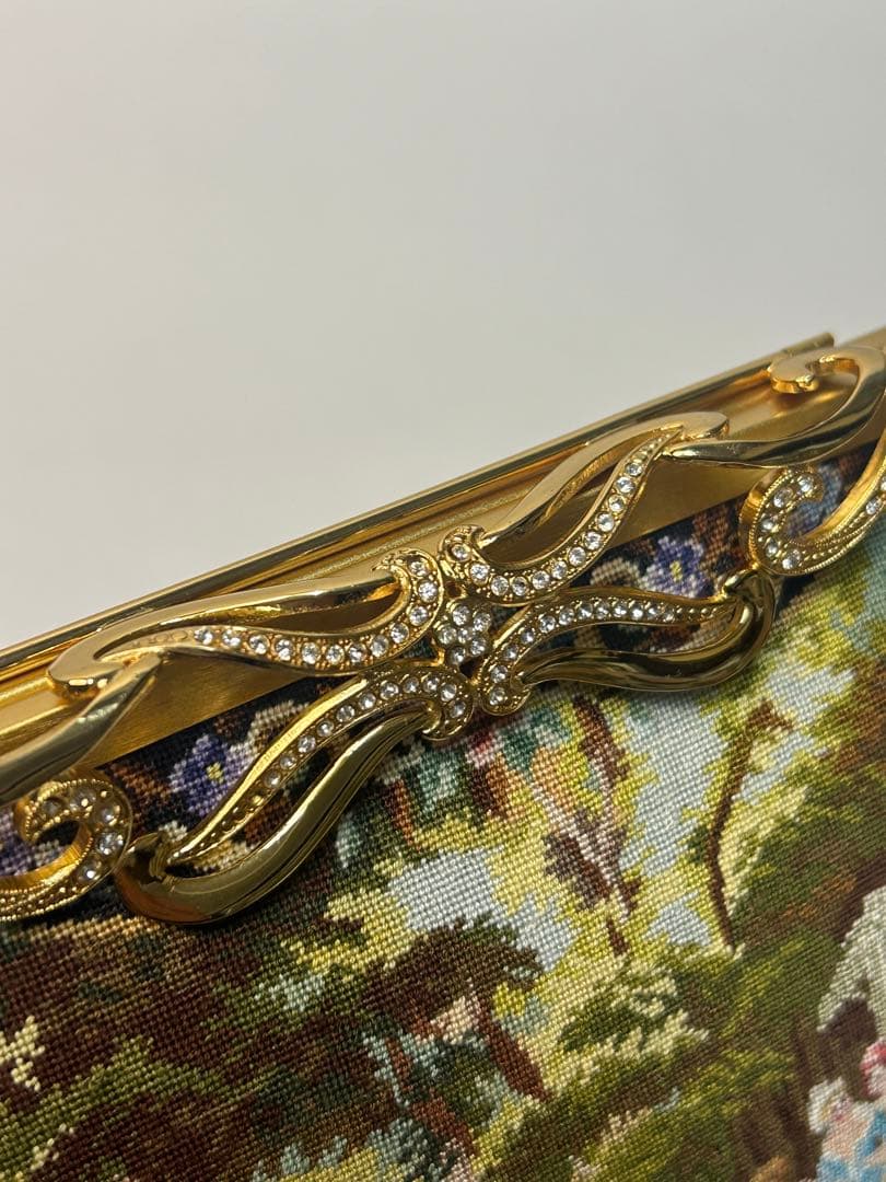 新品未使用品　プチポアン刺繍　パーティーバック　ダンス