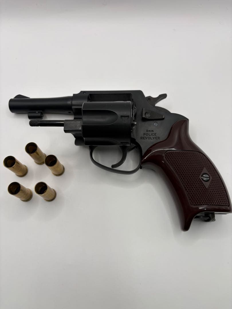 マルシン 8mm ポリスリボルバー ガスガン 現状品