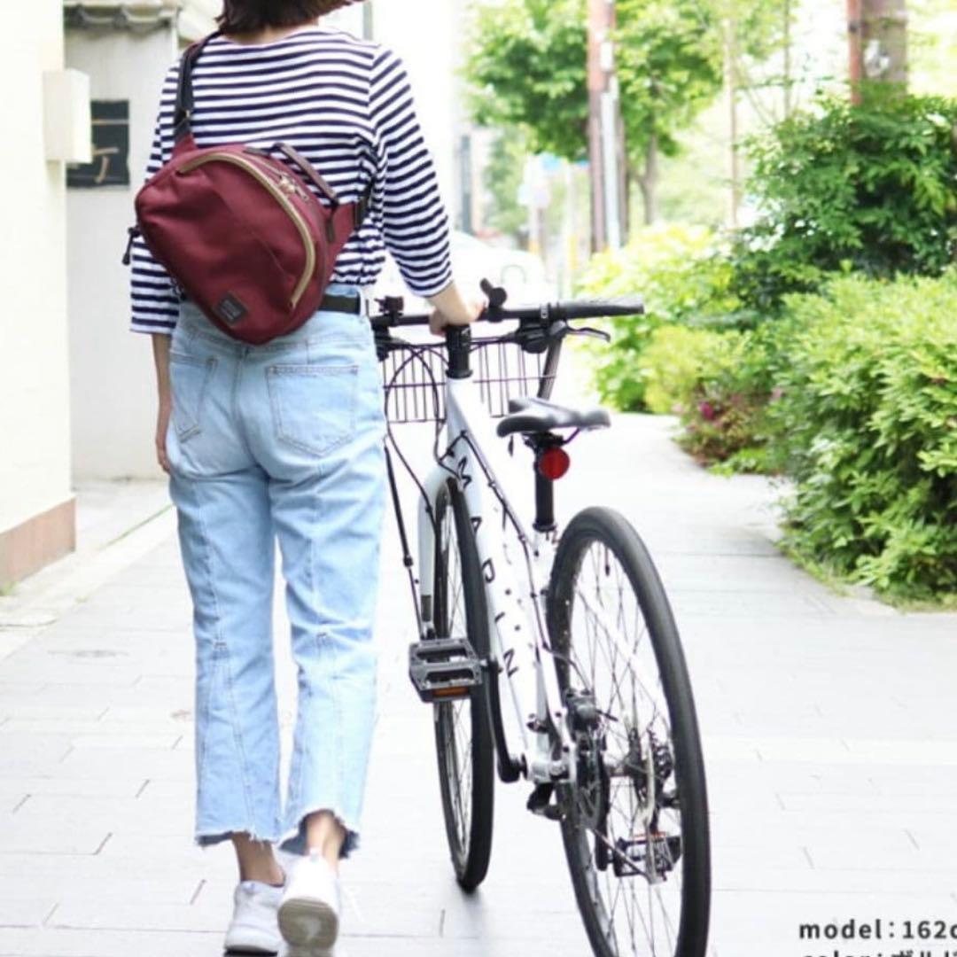 アヤノコウジ　がま口　ショルダーバッグ　ダークネイビー