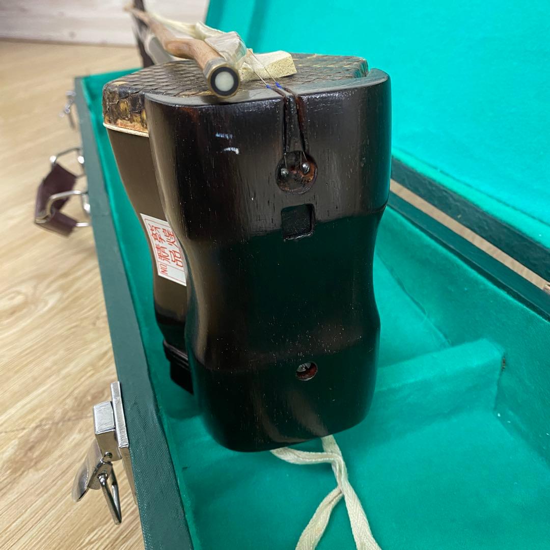 二胡 弦楽器 上海敦煌 弓 ハードケース付き