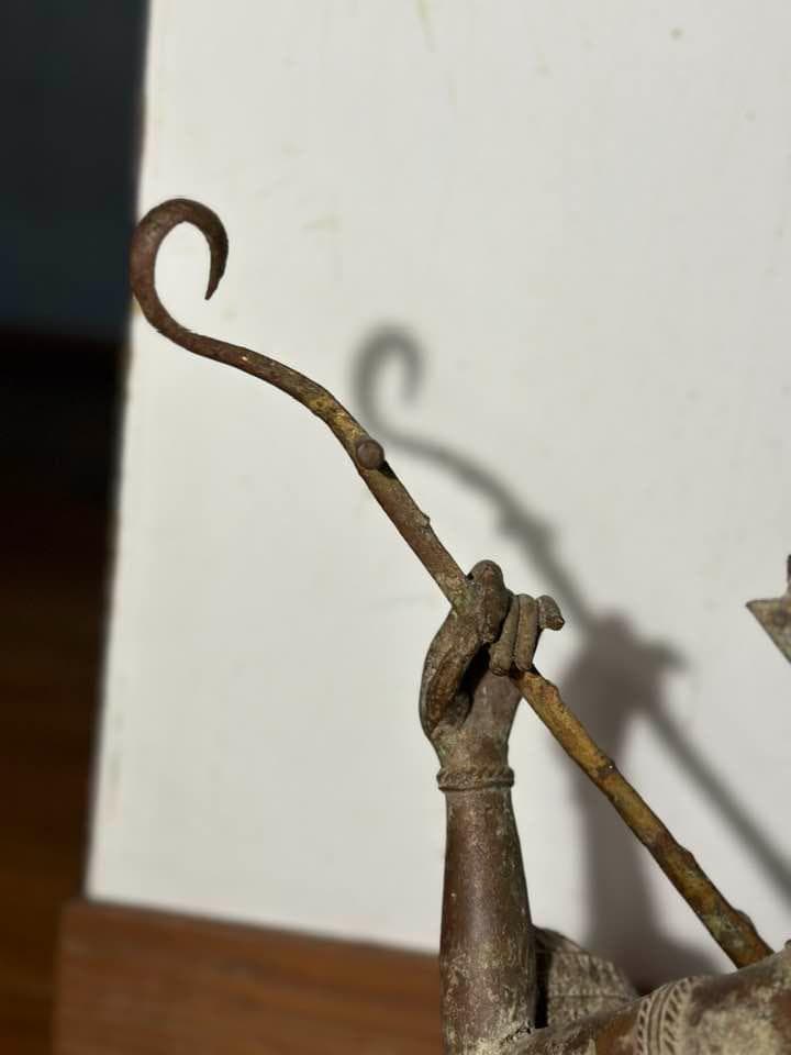 貴重】タイ仏像 19世紀 古銅鍍金仏 ガンダルヴァ