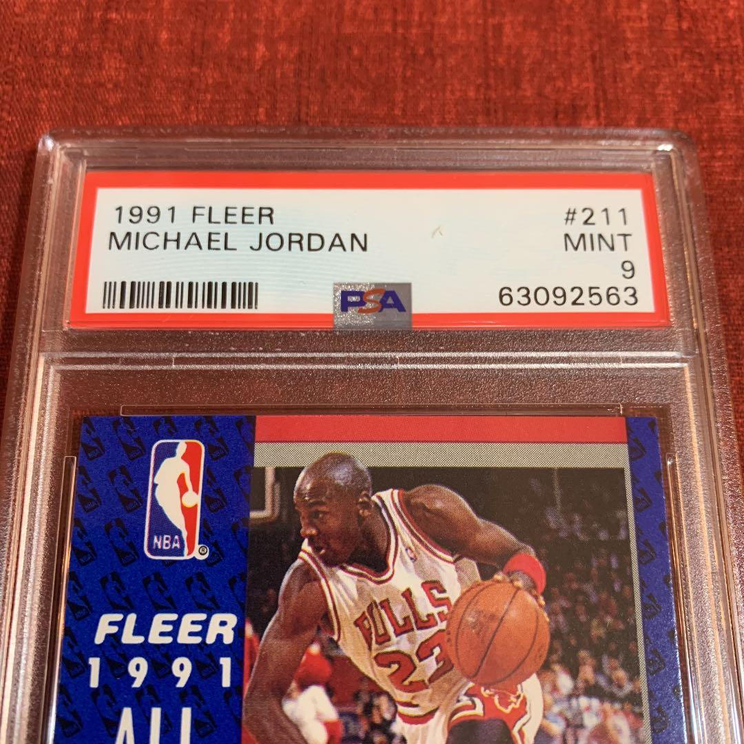 最安値 [美品][鑑定PSA-9] 1991 Fleer マイケル ジョーダン