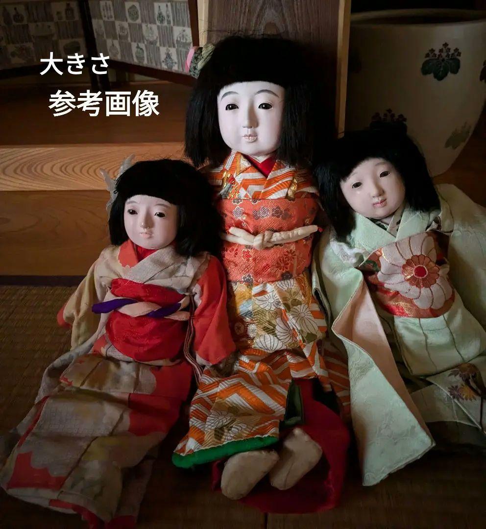 市松人形 松龍斎 太田徳久 15号 52cm 木製スタンド付き