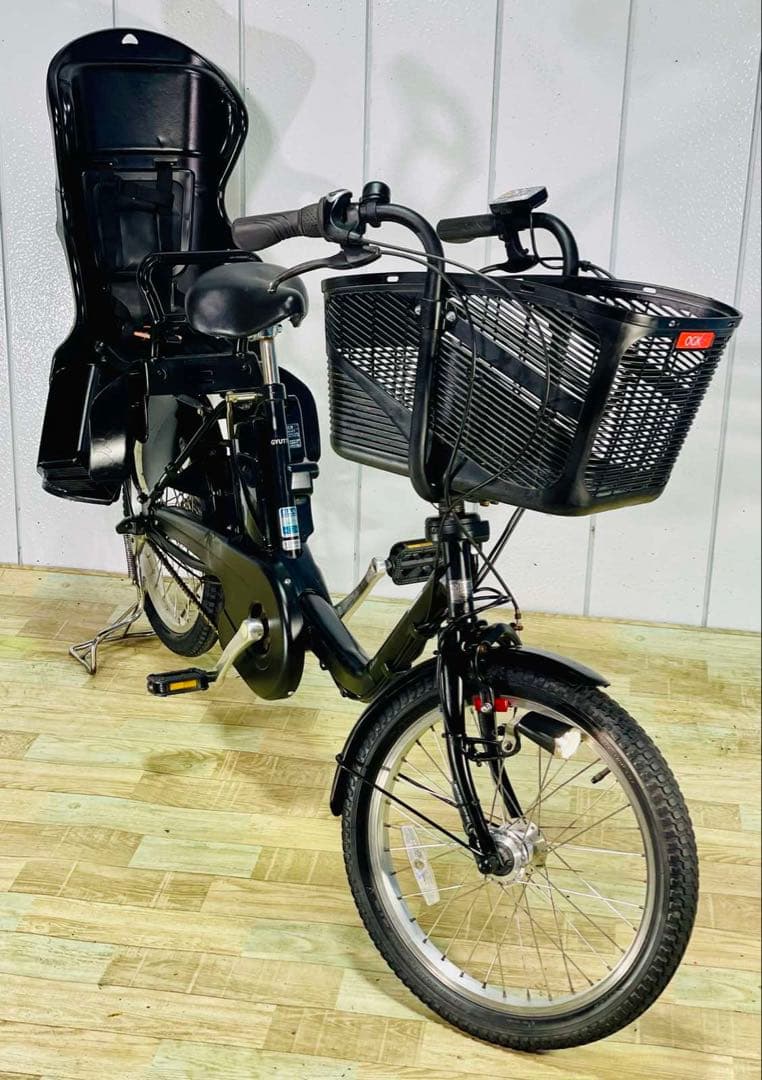 2738パナソニック8.9アンペア　3人乗り対応子供乗せ　電動アシスト自転車