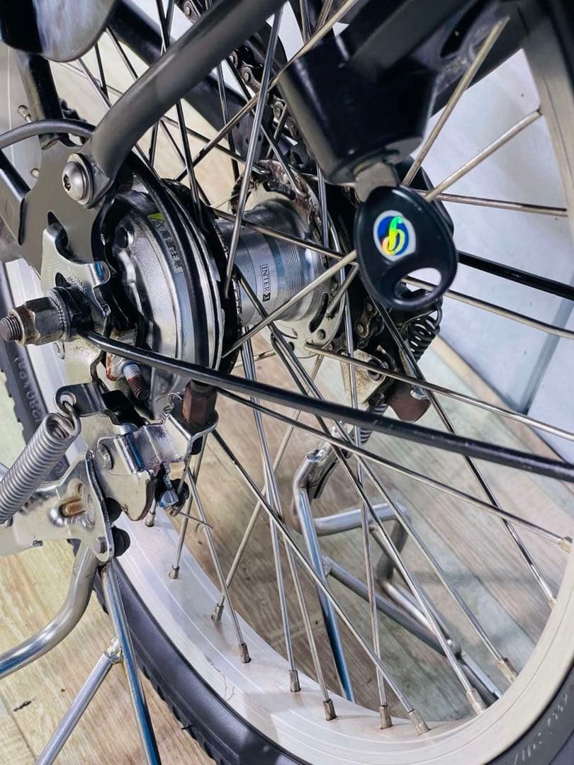 2738パナソニック8.9アンペア　3人乗り対応子供乗せ　電動アシスト自転車