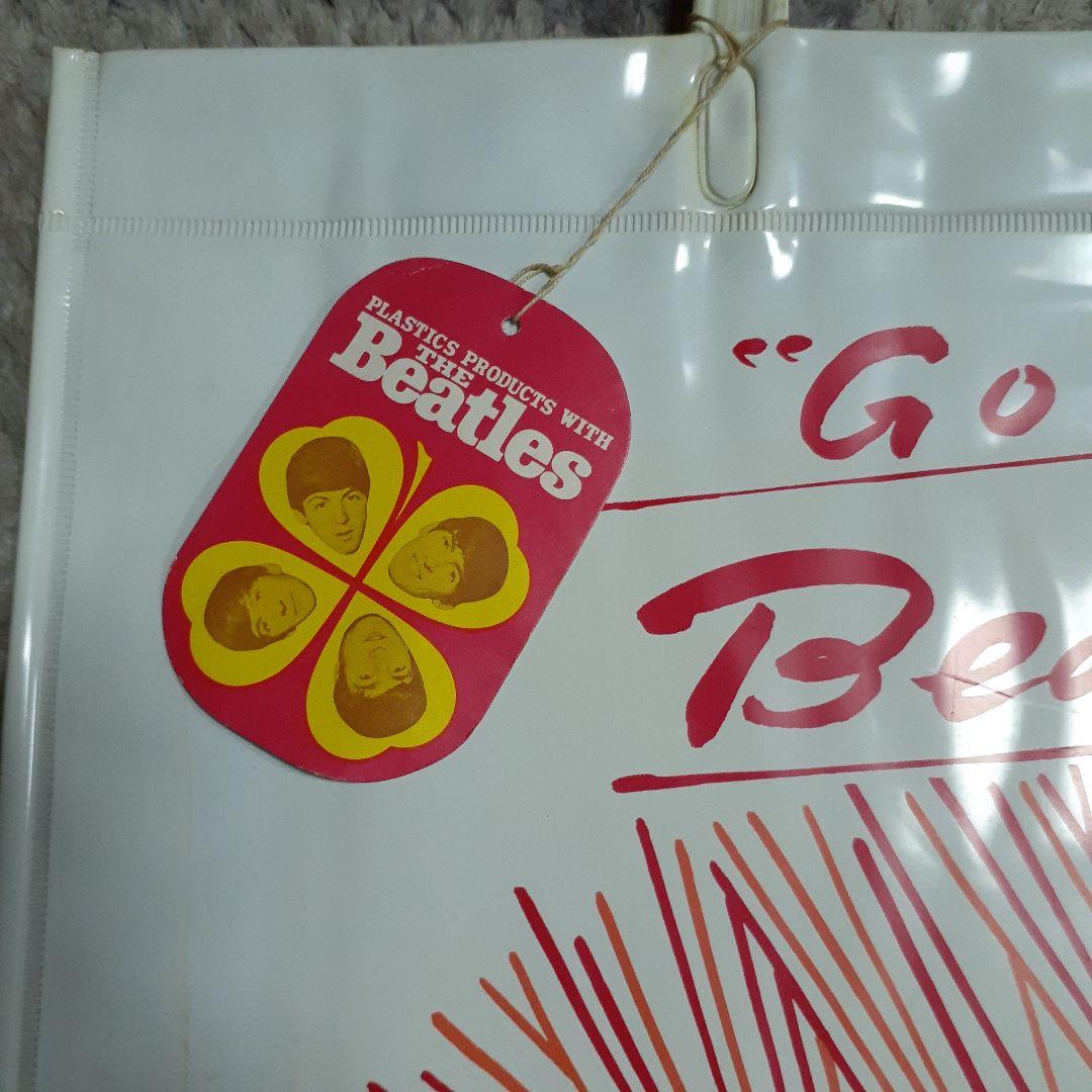 未使用美品★ビートルズ Go Go プラスチックバッグ★ビニールバッグ★送料込み