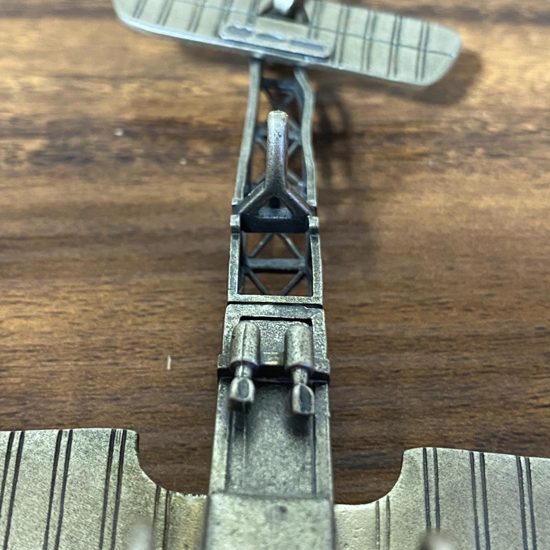 UNOAERRE シルバー800 飛行機 置物 72.8g