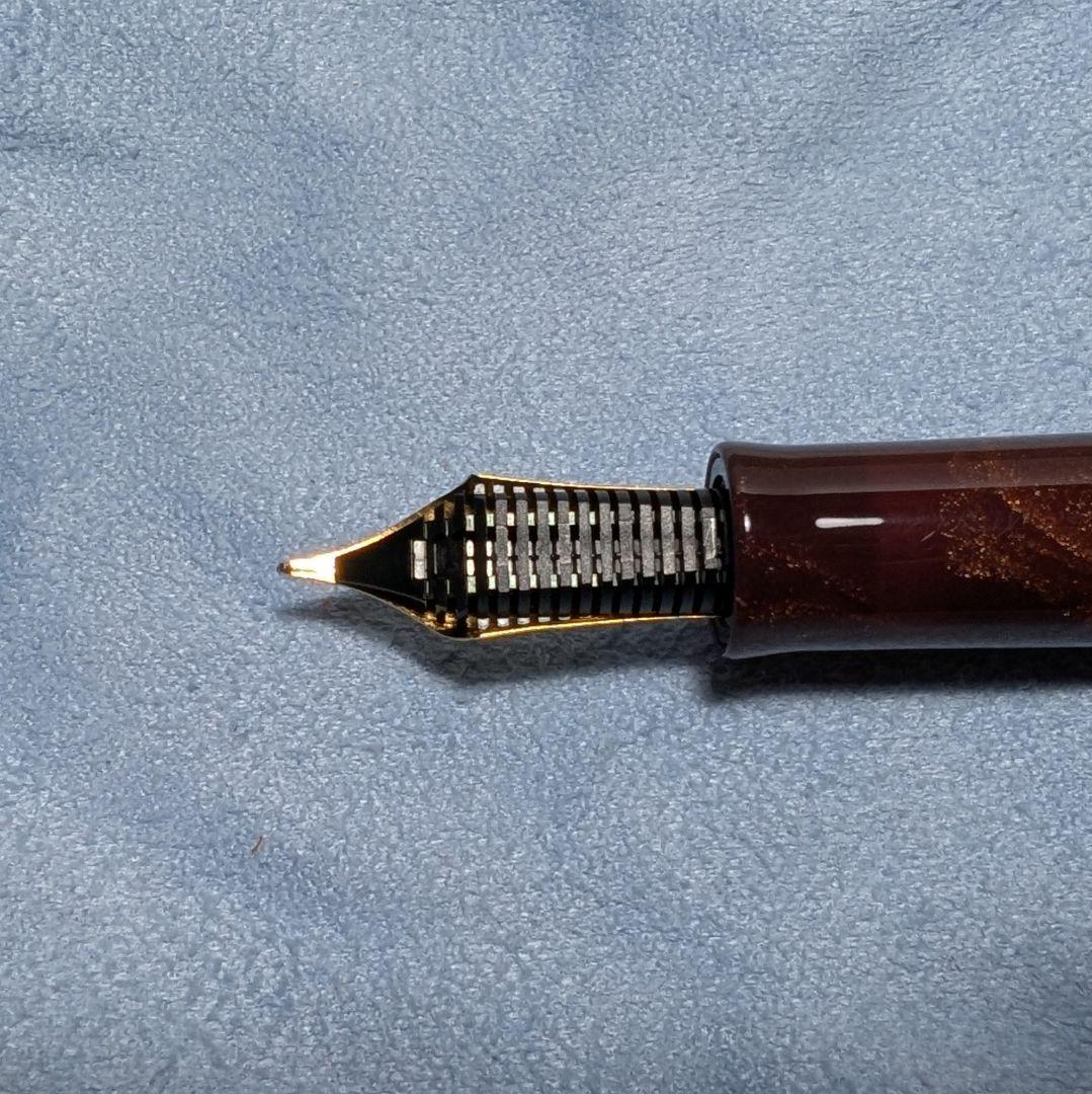 伊東屋 ROMEO No.3 万年筆 深紫 Mニブ インクつき mu-様 伊東屋