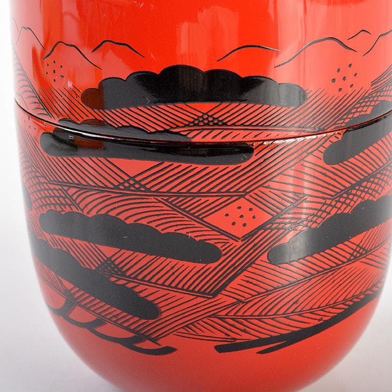 茶道具　中村湖彩作　玄々斎好写　曙棗　共箱　V　5899