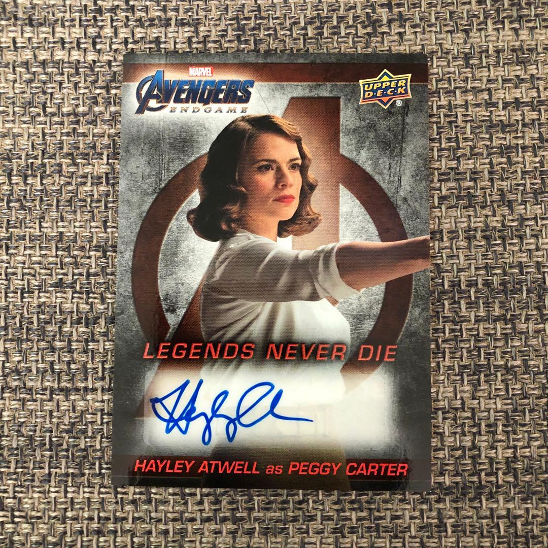 upper deck marvel ヘイリー・アトウェル 直筆サインカード upper deck marvel ヘイリー アトウェル 直筆サインカード upper deck