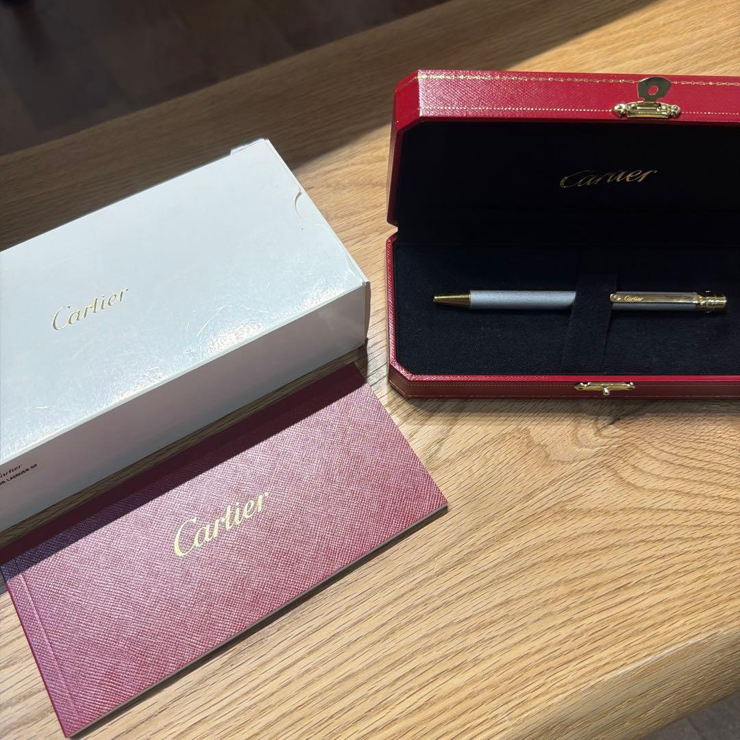 新品未使用】 Cartier ボールペン サントス 本体 専用ケース 箱 付属