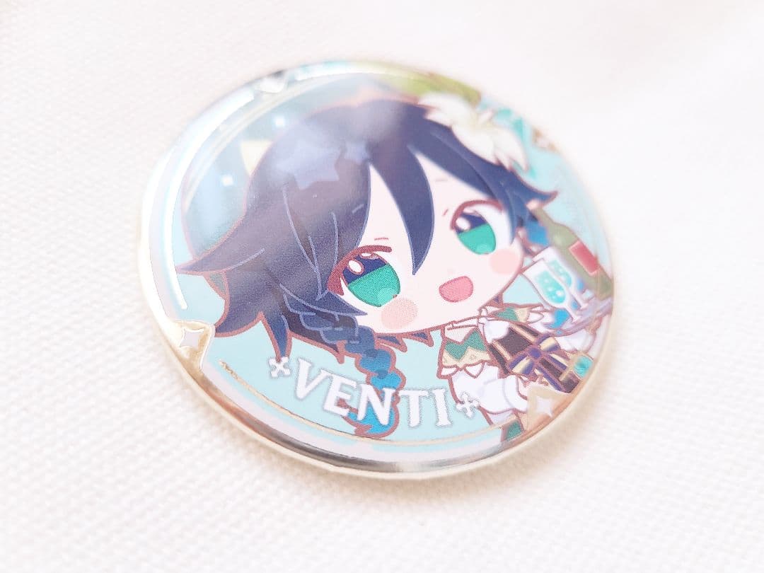 原神 スイパラ 缶バッジ ウェンティ