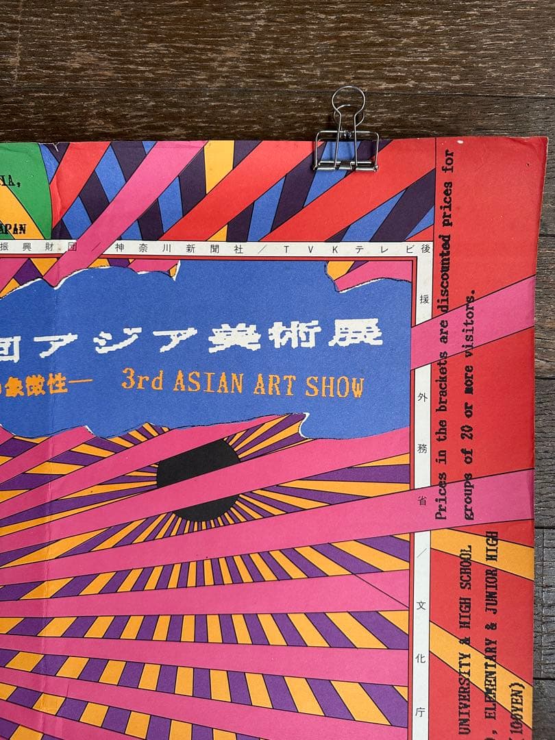 第3回アジア美術展 横浜美術館 ポスター デザイン・横尾忠則 MOT'02チラシ