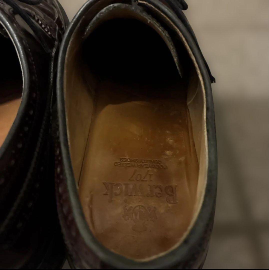 最終！　Berwick(バーウィック)ウイングチップ　革靴