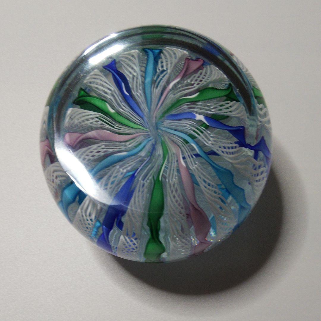 ペーパーウエイト ペーパーウェイト ミルフィオリ ベネチアンガラス