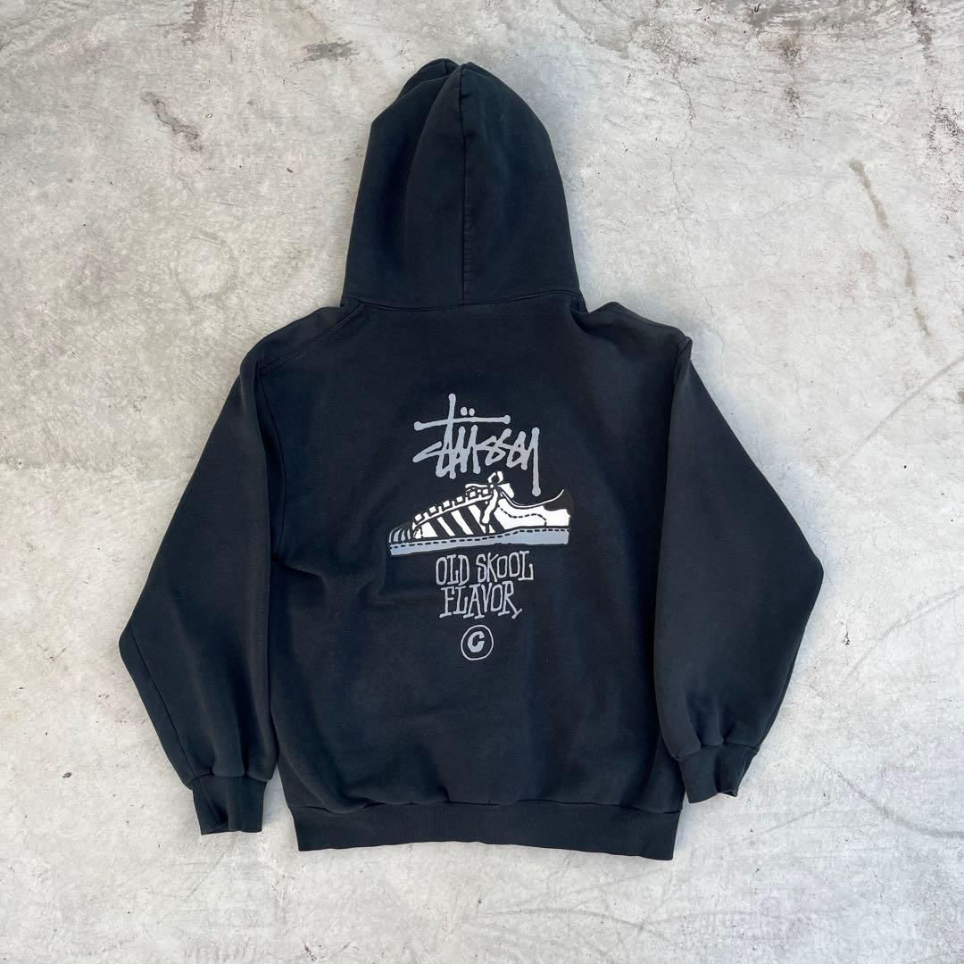 黒*糖様 90s oldstussy パーカー　oldskool 古着　ヴィンテ