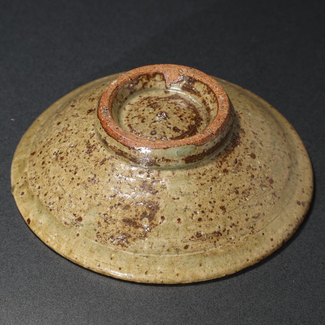 浜田庄司 象嵌小皿 まんじゅう皿 人間国宝 民藝 1488w1ダK3