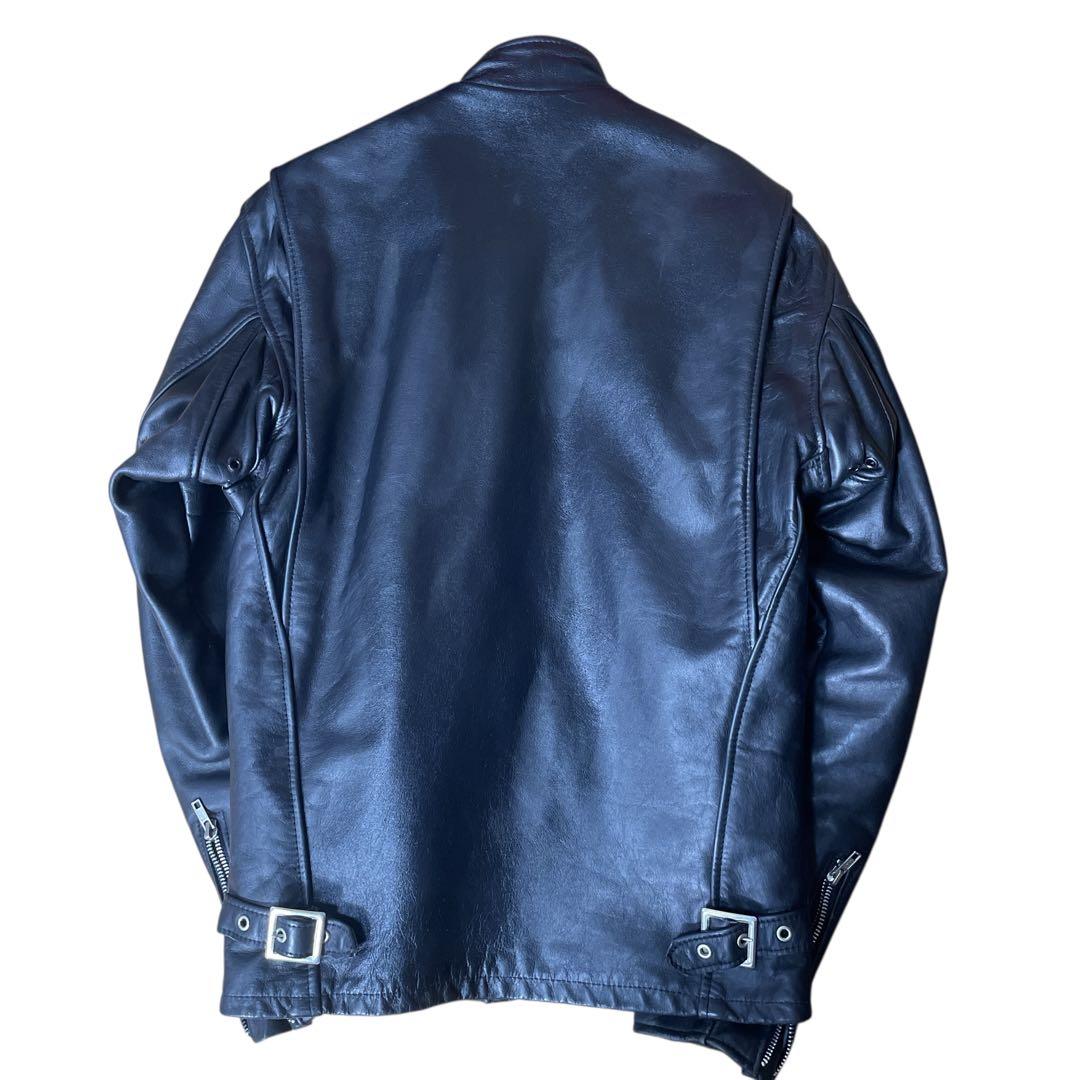 美品】Schott シングルライダース 極厚革 ライナー付 人気モデル 641