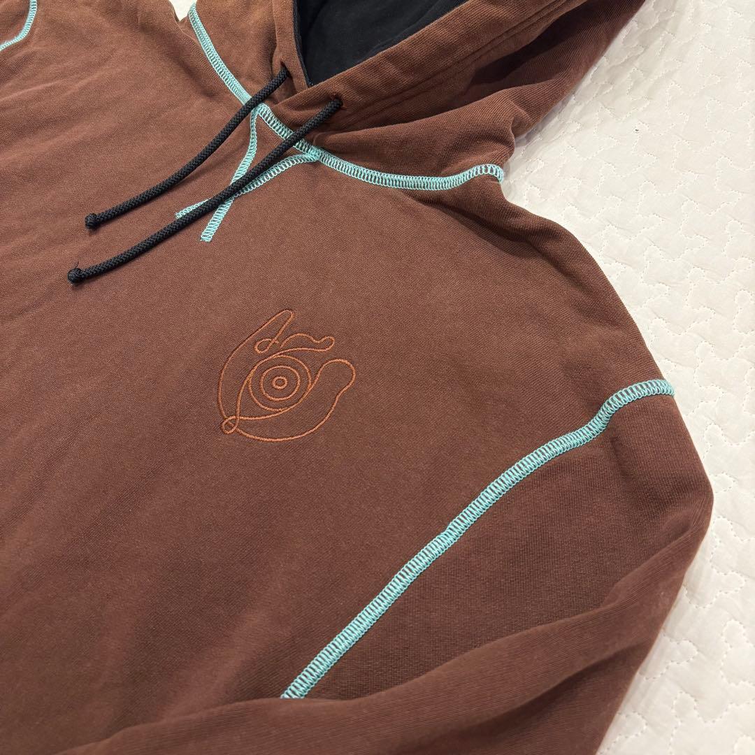 LOEWE Eye Nature ロゴ刺繍 フーディー プルオーバー S