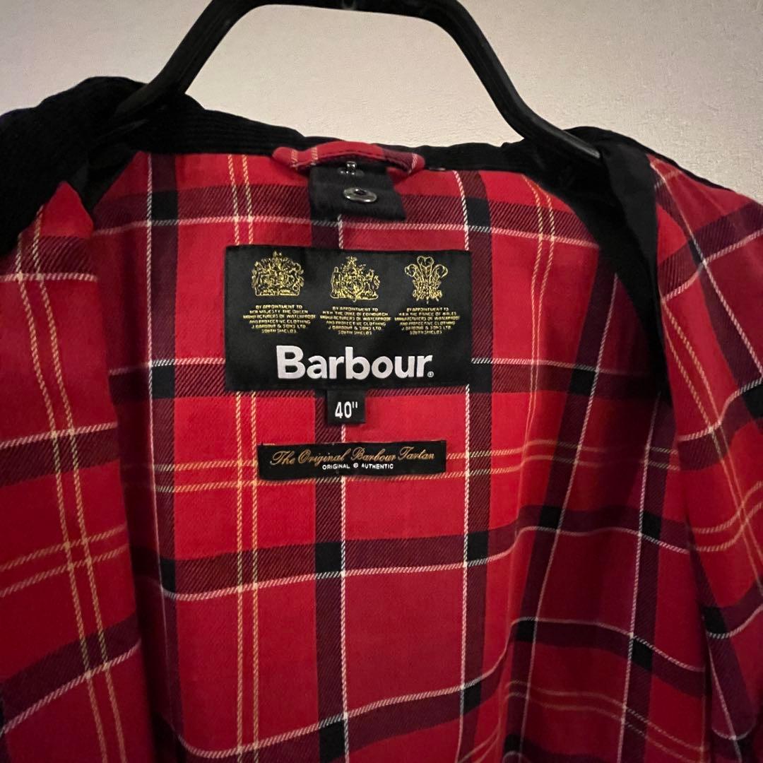 Barbour BEDALE サイズ40 ブラック 2レイヤー バブアービデイル