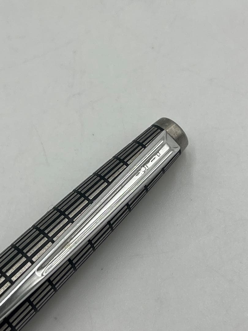 パイロット エリート 格子柄 万年筆　18K 750 F ヴィンテージ