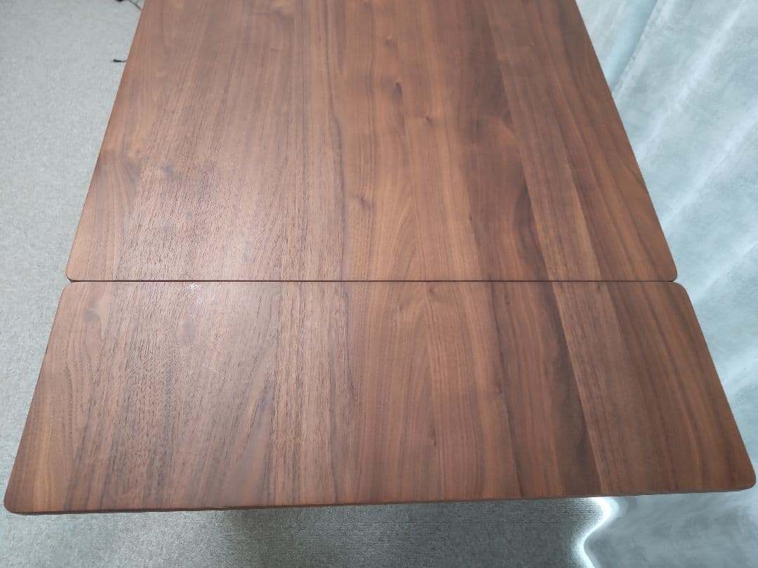 Unico ウォールナット 拡張 ダイニングテーブル