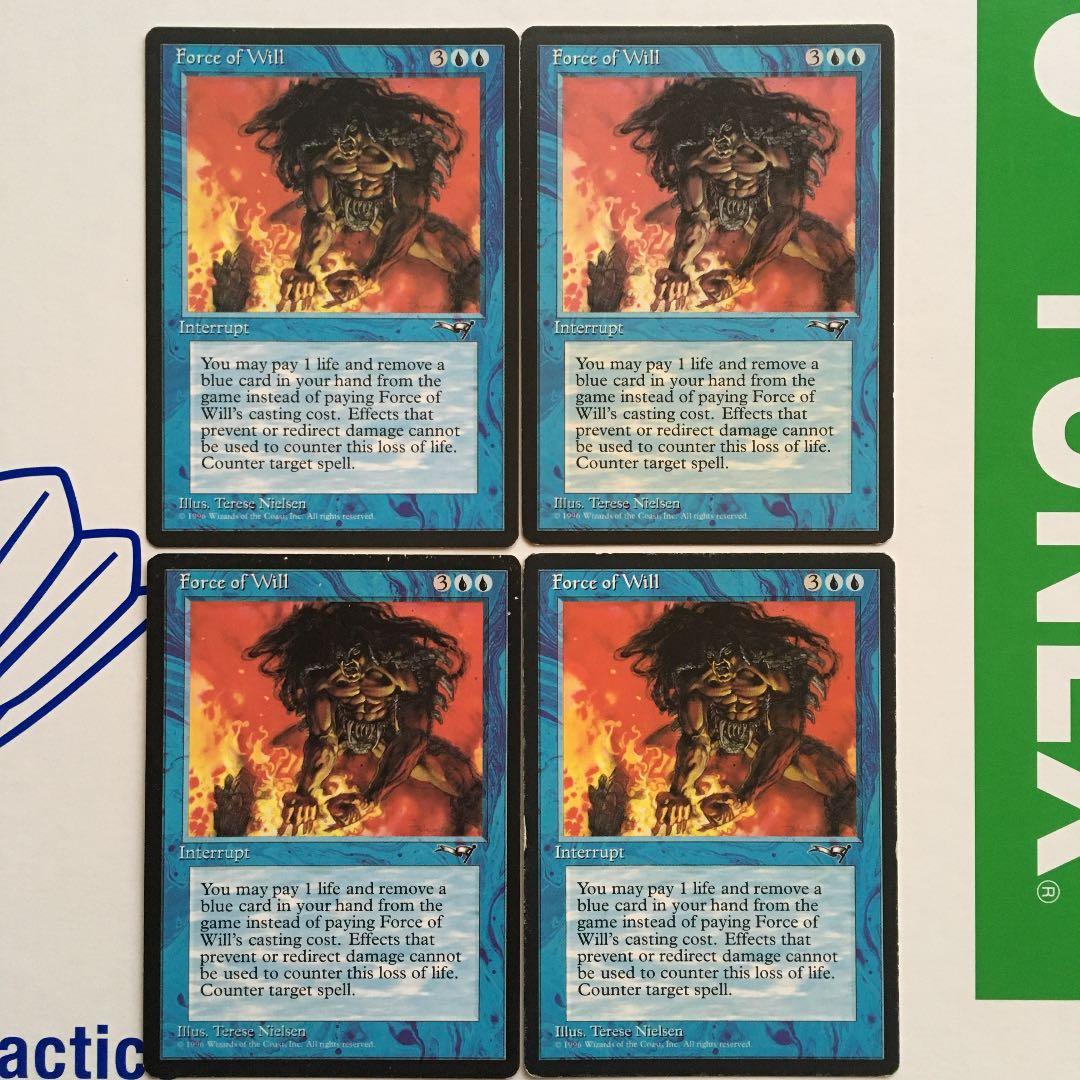 Force of will 意志の力 英語 4枚 英語版《意志の力/Force