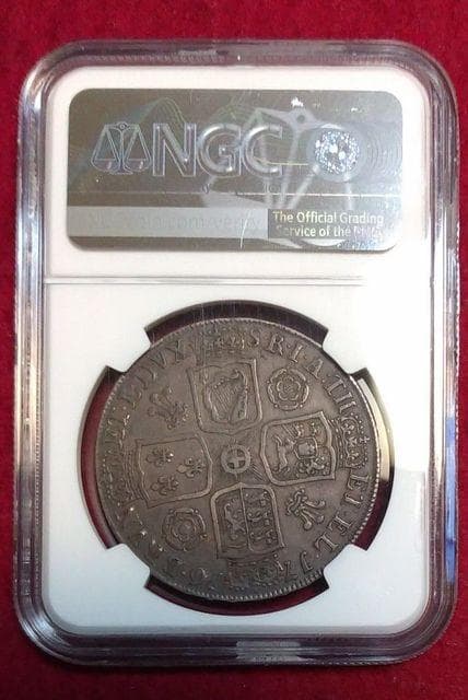 1716 イギリス クラウン銀貨 英国 NGC AU53 - メルカリ
