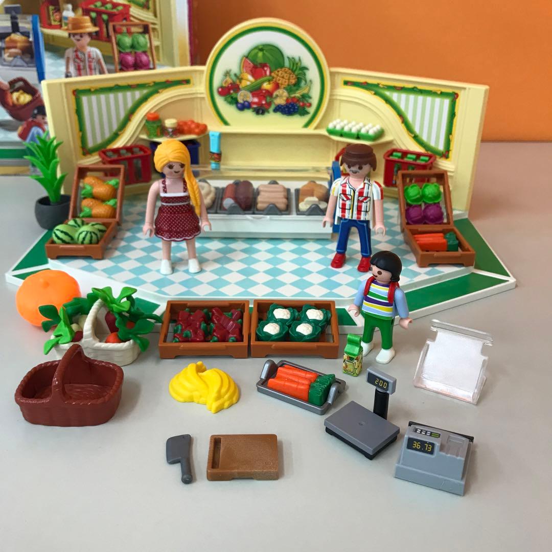 【絶版】Playmobil プレイモービル 食料品店 9403