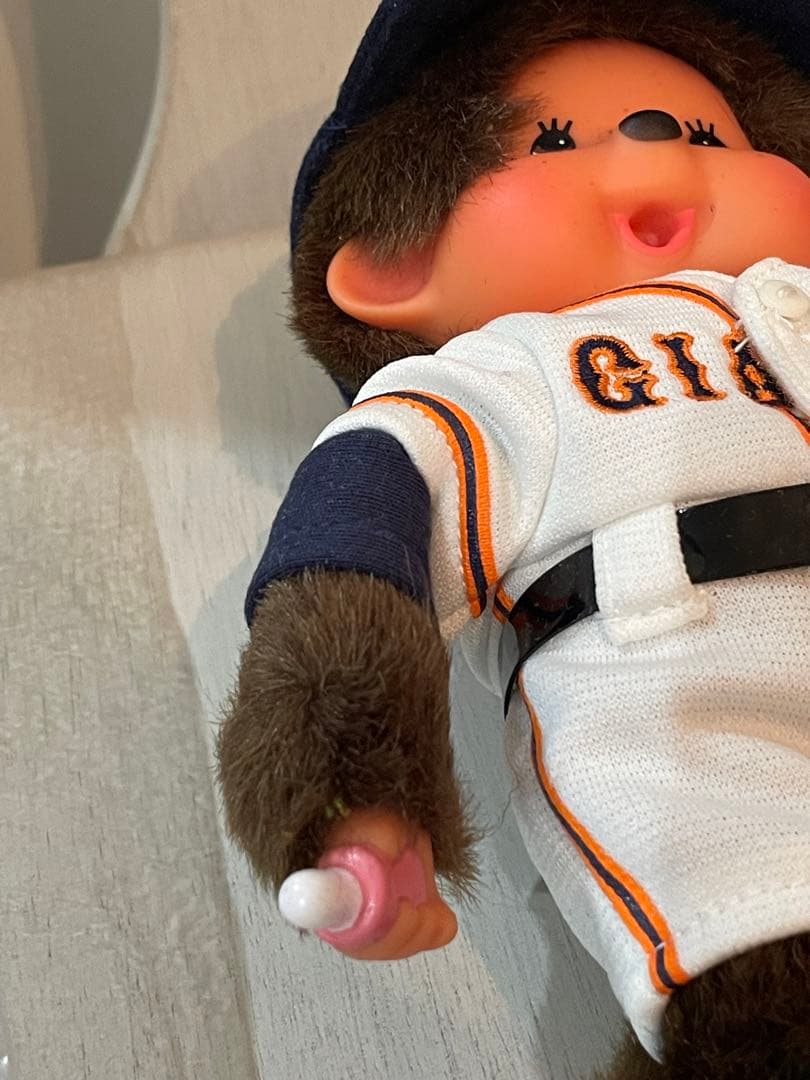 モンチッチ　GIANTS 巨人 ジャイアンツ 野球　ユニフォーム 希少 レア