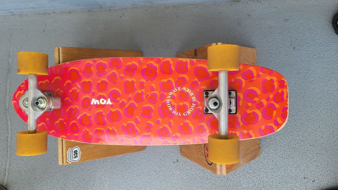 YOW レオパード柄 スケートボード