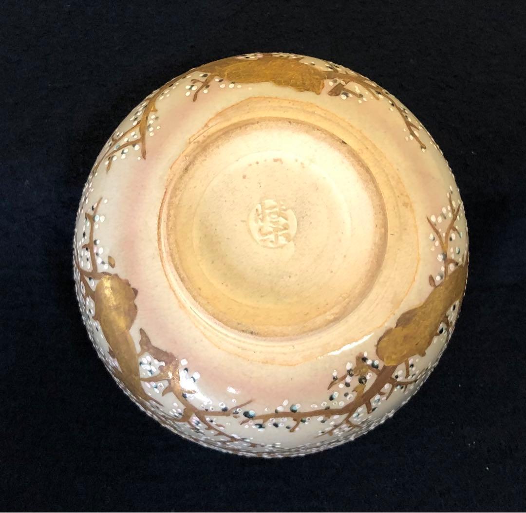 《R》懐石 仁清光琳梅画写 向付10客 快楽造 共箱　251009い1