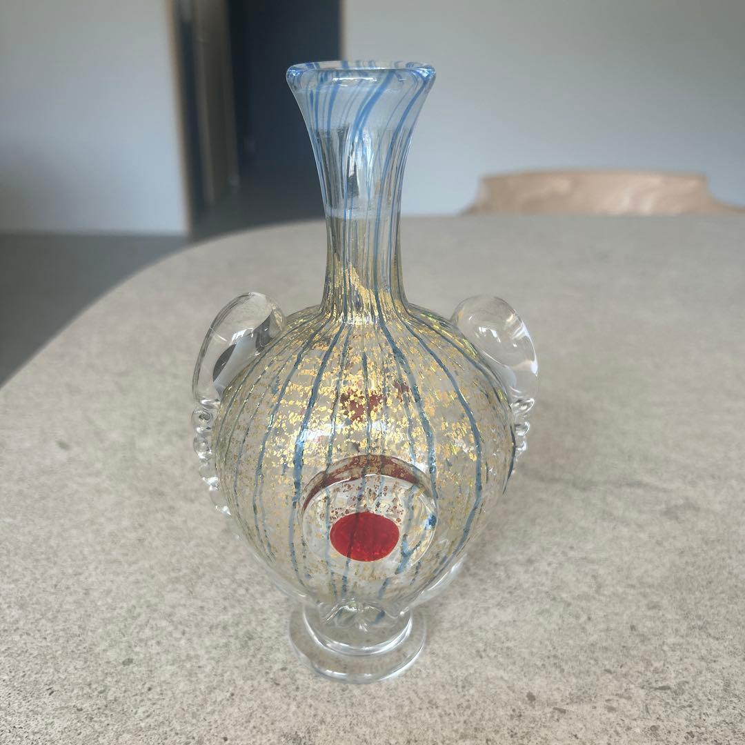 ヴェネチアングラス 花瓶 イタリア ベネチアンガラス - メルカリ